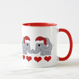 Elephant Christmas Mug