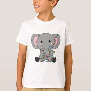 Elephant Christmas Snow Winter Animals Elephants T-Shirt
