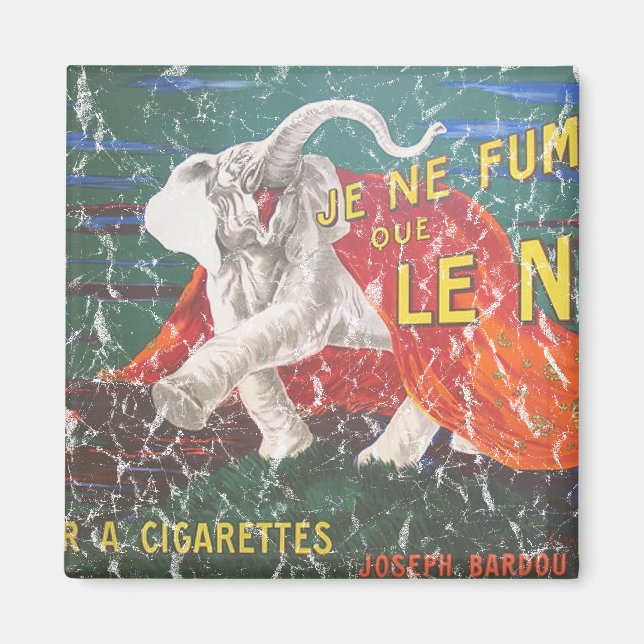 Elephant cigarettes-1900 - distressed magnet (Front)