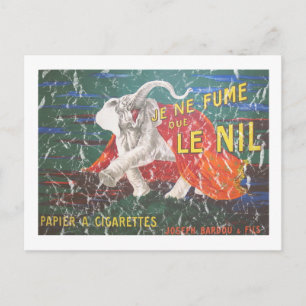 Elephant cigarettes-1900 - distressed postcard