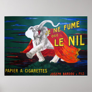 Elephant cigarettes-1900 poster