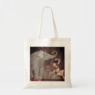 Elephant Circus Tote Bag