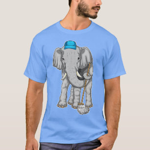 Elephant Cleaner Mop T-Shirt