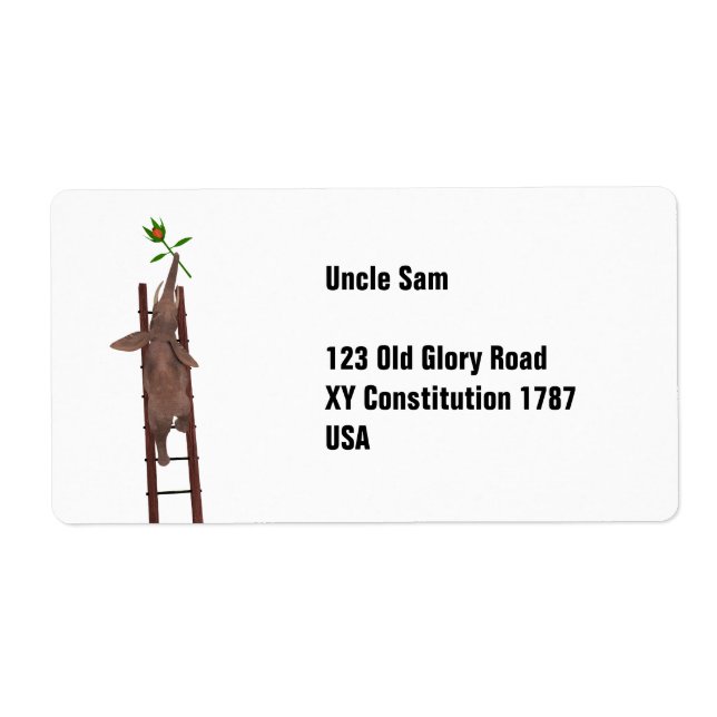 Elephant climbing a ladder (Front)