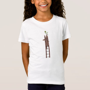 Elephant climbing a ladder T-Shirt