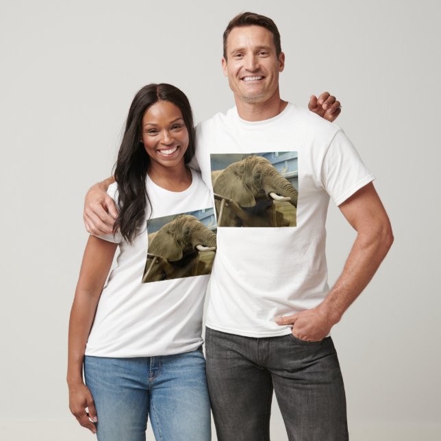 Elephant Closeup T-Shirt (Unisex)