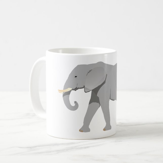 Elephant Coffee Mug (Front Left)