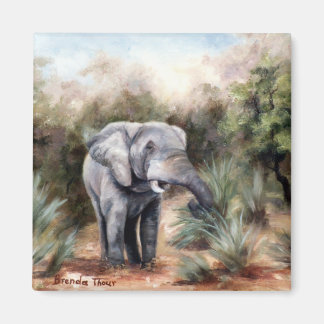 Elephant Coming Through Magnet