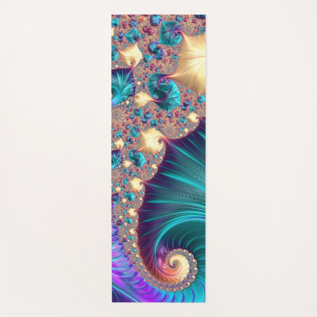 Elephant Dazzle - Yoga mat (Front)