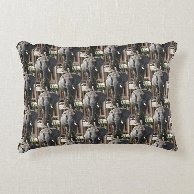 ELEPHANT  DECORATIVE CUSHION (Front)