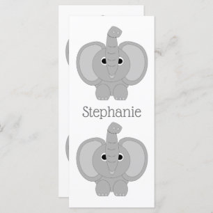 Elephant Design Bookmark