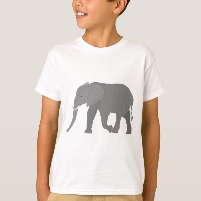Elephant Design T-Shirt (Front)