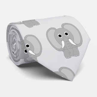Elephant Design Tie
