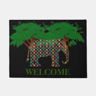 Elephant Door Mat