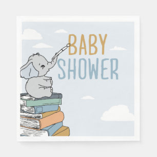 Elephant Draw Something Baby Shower Elephant Cute  Napkin
