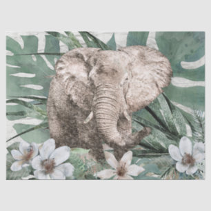 Elephant Drawing Tissue Paper