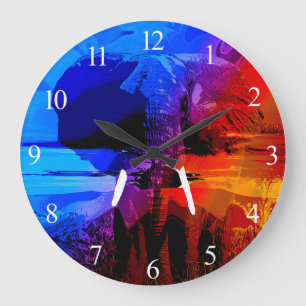 Elephant Dream Large Clock