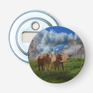 Elephant Duo Oil Paint, Magnetic Bottle Opener