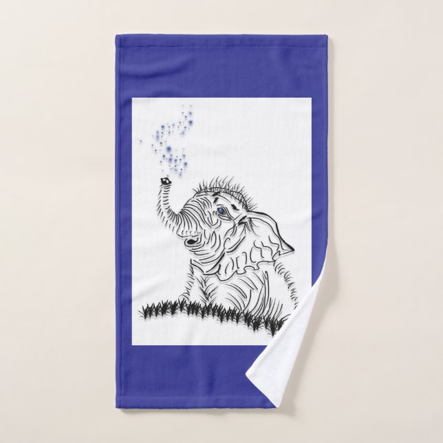 Elephant Energy Hand Towel (Hand Towel)