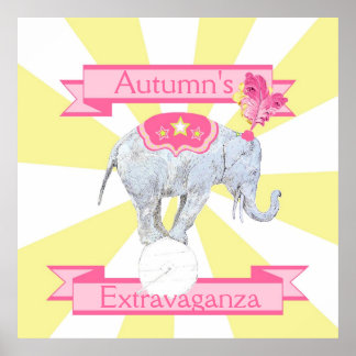 Elephant  Extravaganza Poster