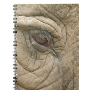 Elephant Eye Close-Up Notebook