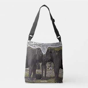 Elephant Eyes Crossbody Bag