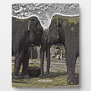 Elephant Eyes Plaque