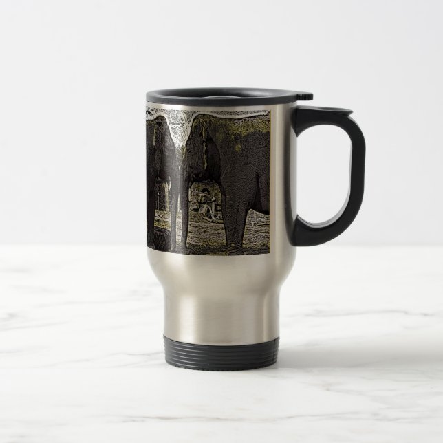 Elephant Eyes Travel Mug (Right)