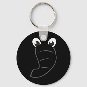 Elephant Face Cute Kids Halloween Costume Animal G Key Ring