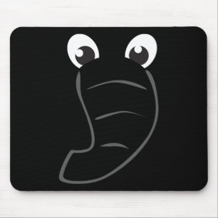 Elephant Face Cute Kids Halloween Costume Animal G Mouse Mat