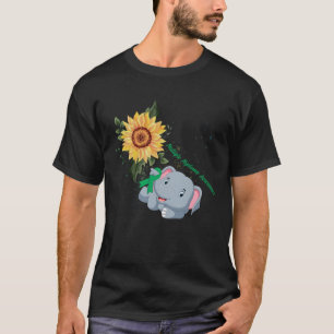Elephant Faith Hope Fight Love Kidney Disease Awar T-Shirt