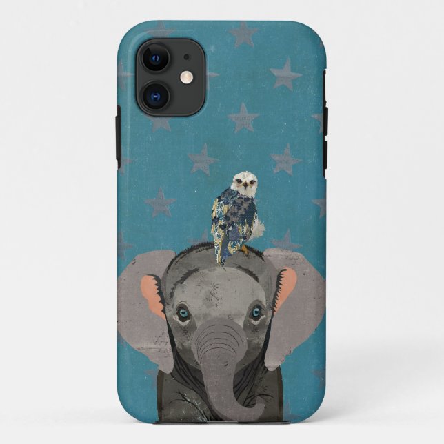 ELEPHANT & FALCON Case-Mate iPhone CASE (Back)