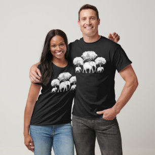 Elephant Family Africa Safari Zoo Keeper Gift Elep T-Shirt