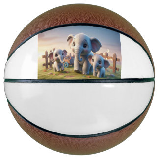 Elephant Family Basketball