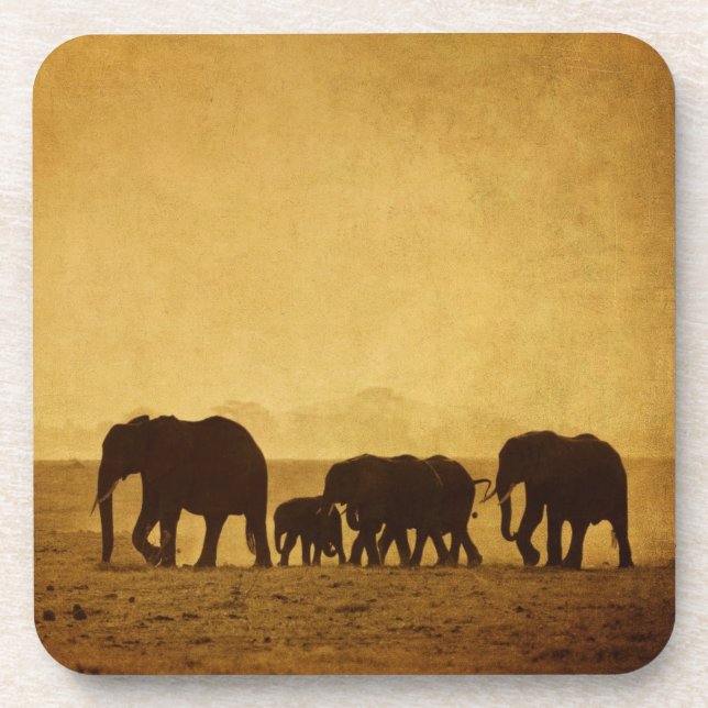 Elephant Family Coaster (Front)