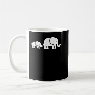 Elephant family  coffee mug