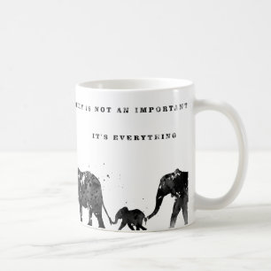 Elephant family coffee mug