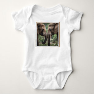 Elephant Family Is Love,  Baby Bodysuit