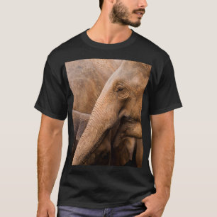 Elephant Family: Majestic Wildlife T-Shirt