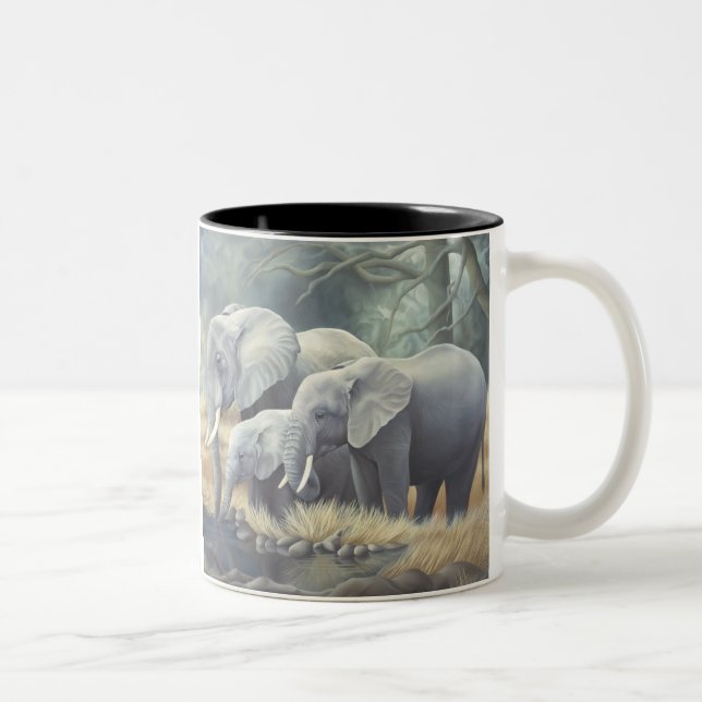"Elephant Family" Mug (Right)