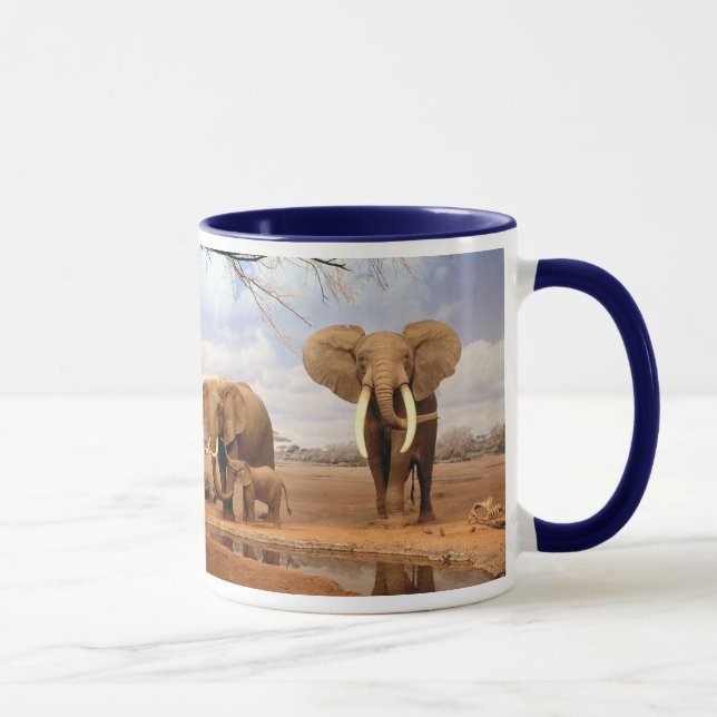 Elephant Family Mug (Right)