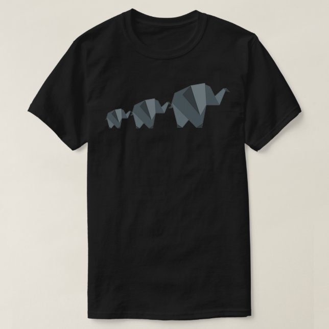 Elephant family on the loose T-Shirt (Design Front)
