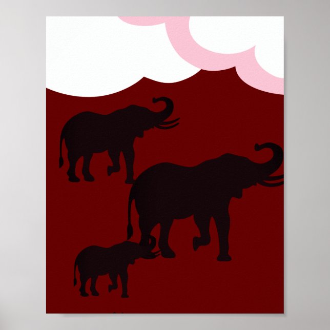 Elephant Family Poster (Front)