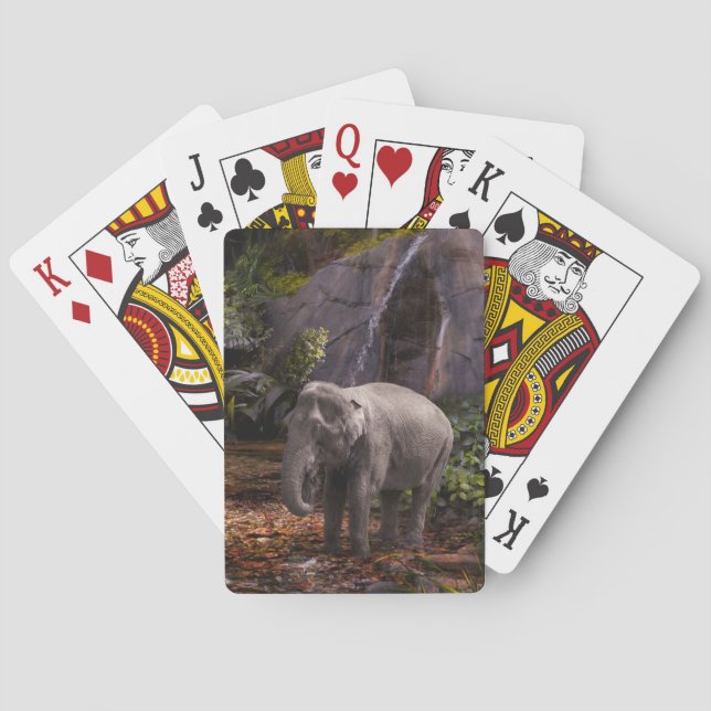 Elephant Family RAIN FOREST PARTY Playing Cards (Back)