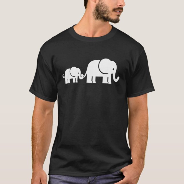 Elephant family T-Shirt (Front)