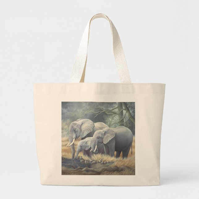 Elephant Family Tote (Front)