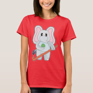 Elephant Field hockey Field hockey stick T-Shirt