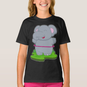 Elephant Fitness Gymnastics Sports T-Shirt