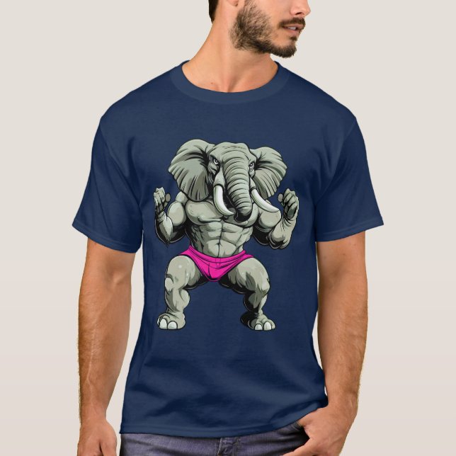 Elephant Fitness T-Shirt (Front)