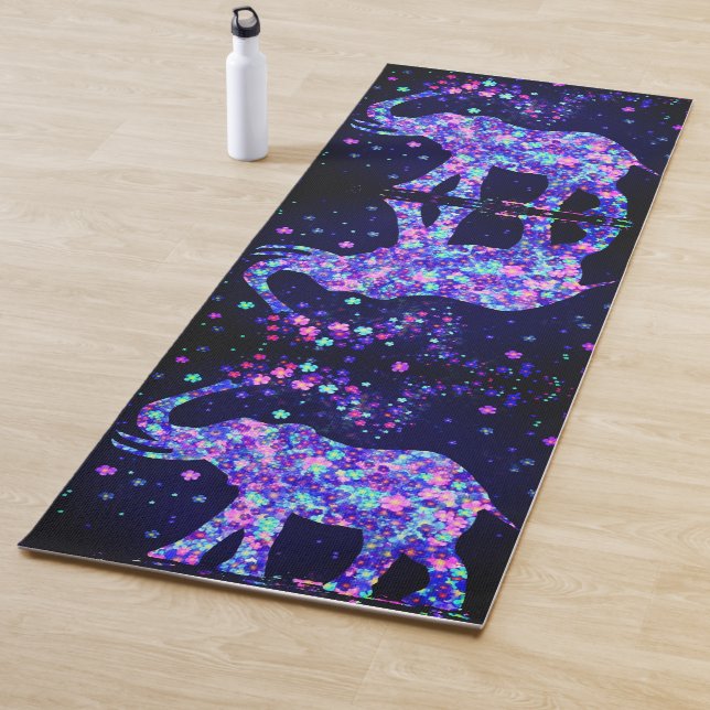 Elephant Flowers - Yoga Mat (In Situ)